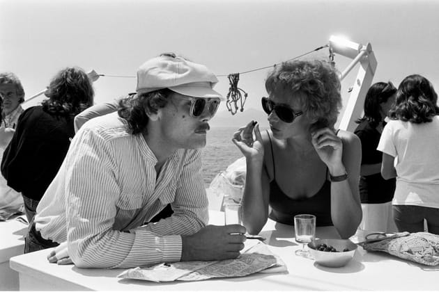 Avec Marl&egrave;ne Jobert au Festival de Cannes, mai 1976
