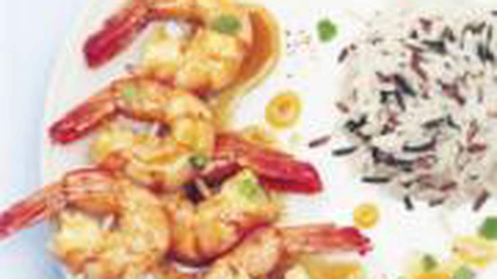 Gambas aux fruits de la passion