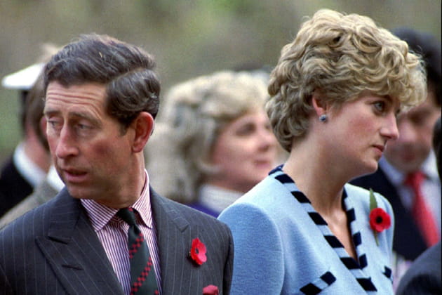 Charles et Diana en novembre 1992... le couple ne regarde plus dans la même direction