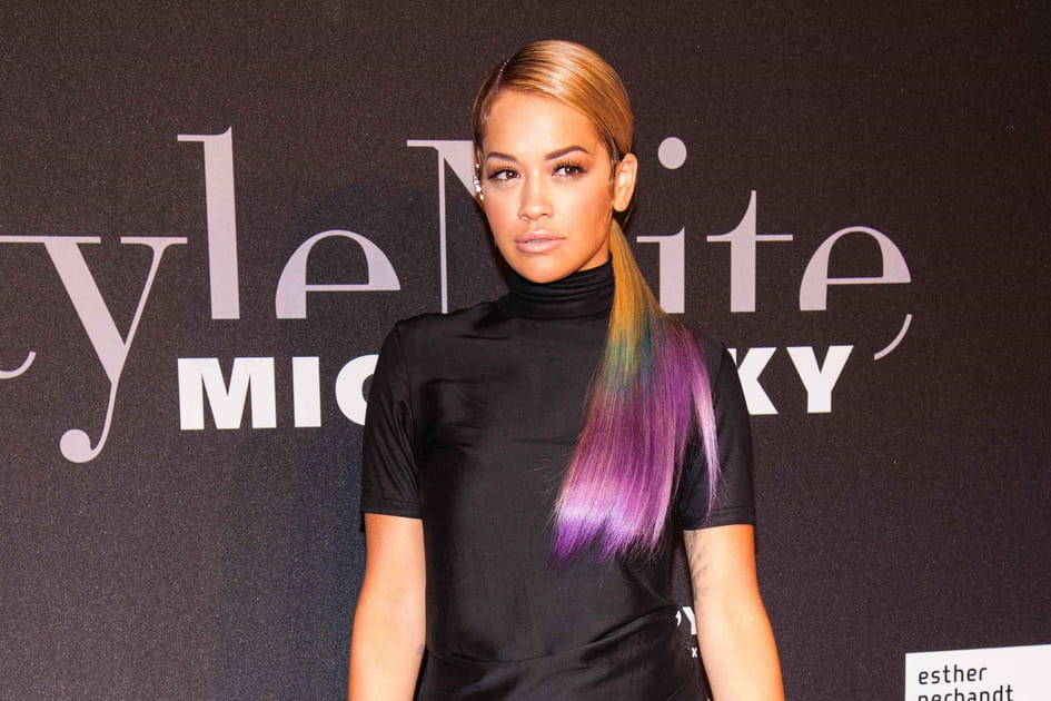 La queue-de-cheval violette de Rita Ora