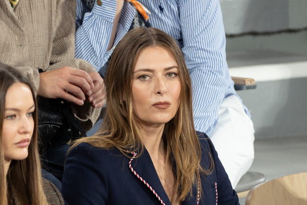 La l&eacute;gende du tennis Maria Sharapova assiste &agrave; Roland-Garros