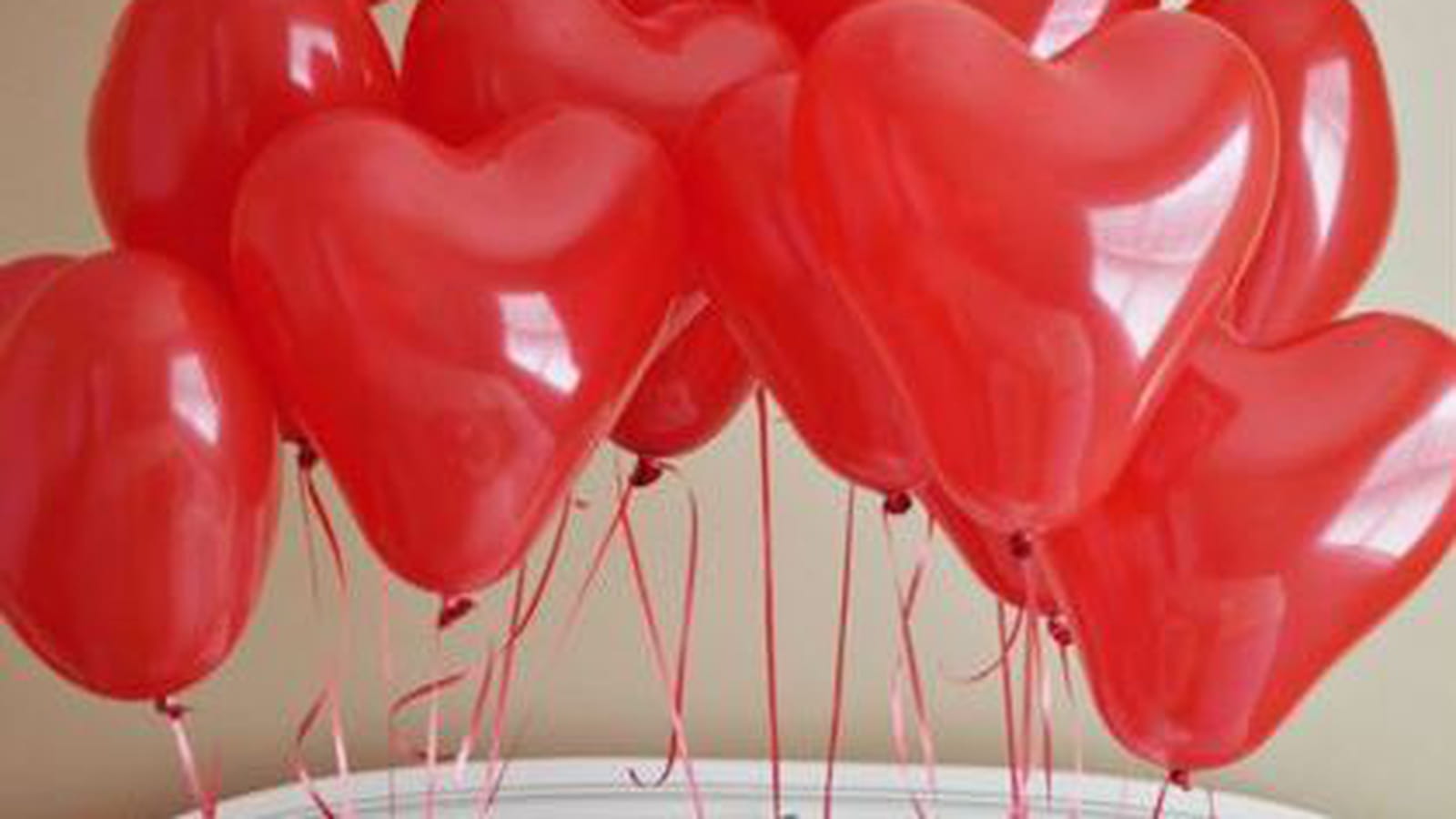 Bouquet de ballons coeur