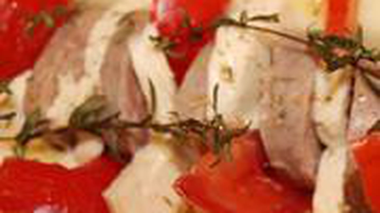 Tomate mozzarella andouillette courgette
