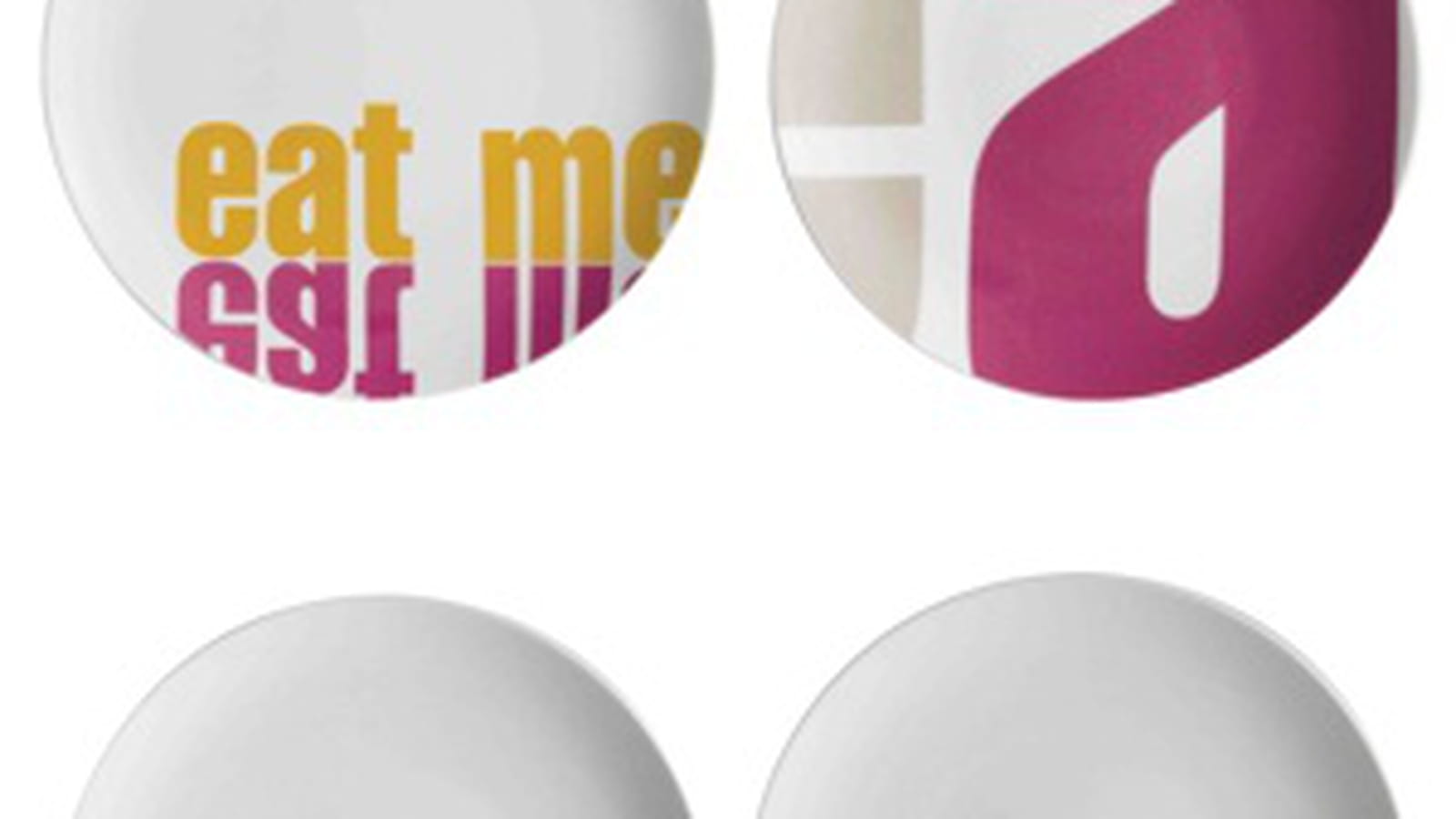 Assiettes Modulo Texto de Guy Degrenne