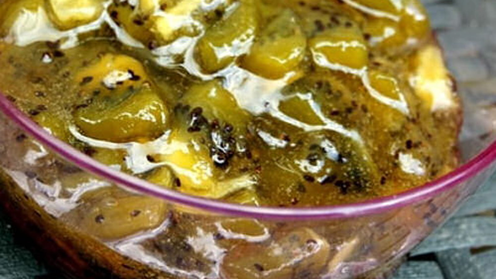 Confiture kiwi et pomme