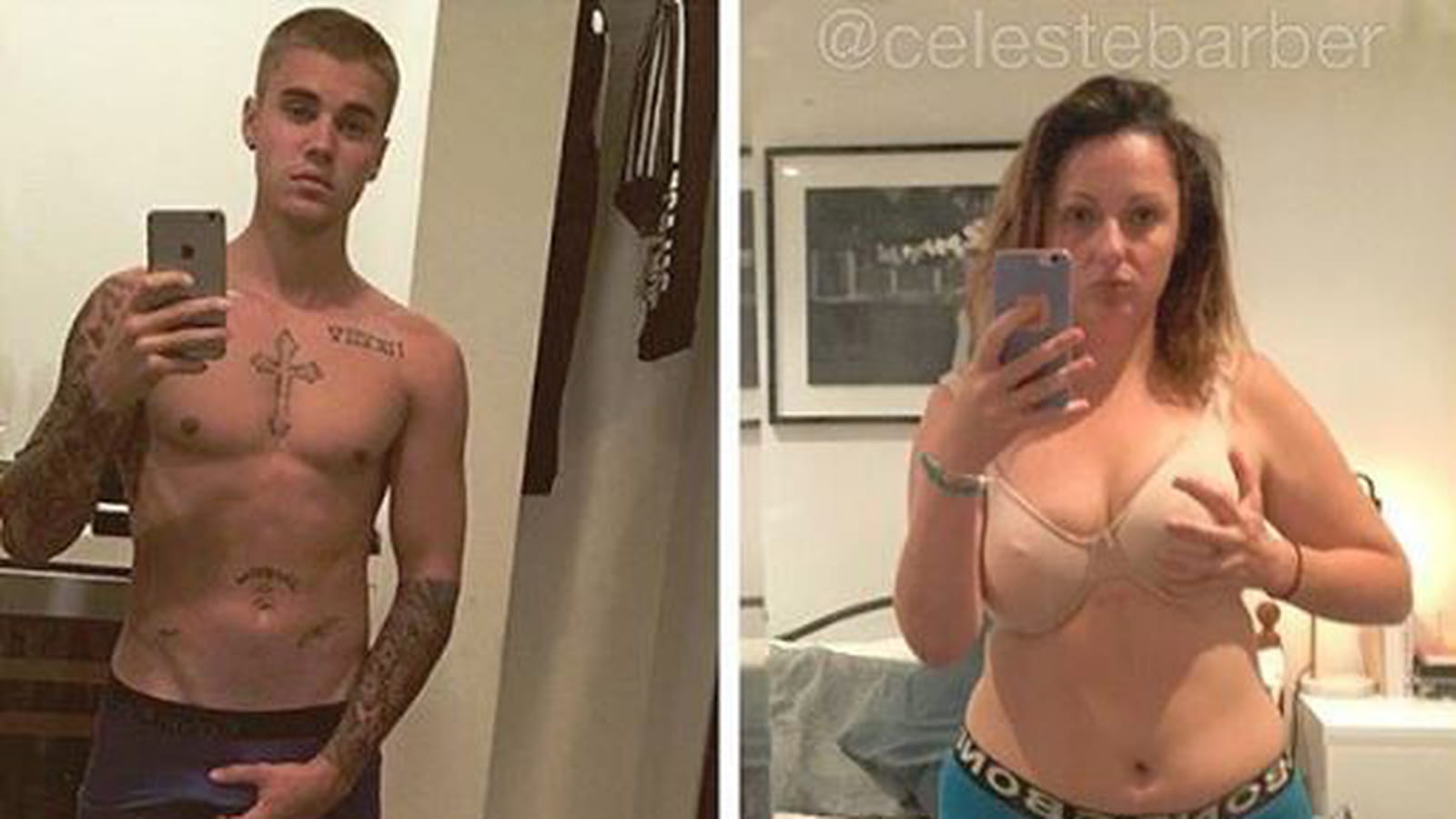 Justin Bieber, Celeste Barber