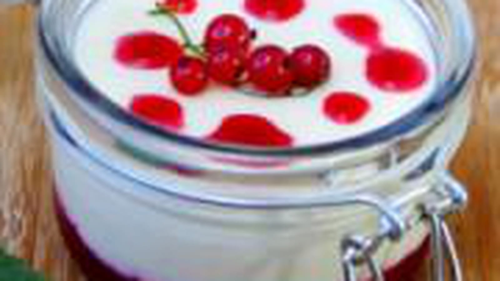 Crème chocolat blanc groseilles