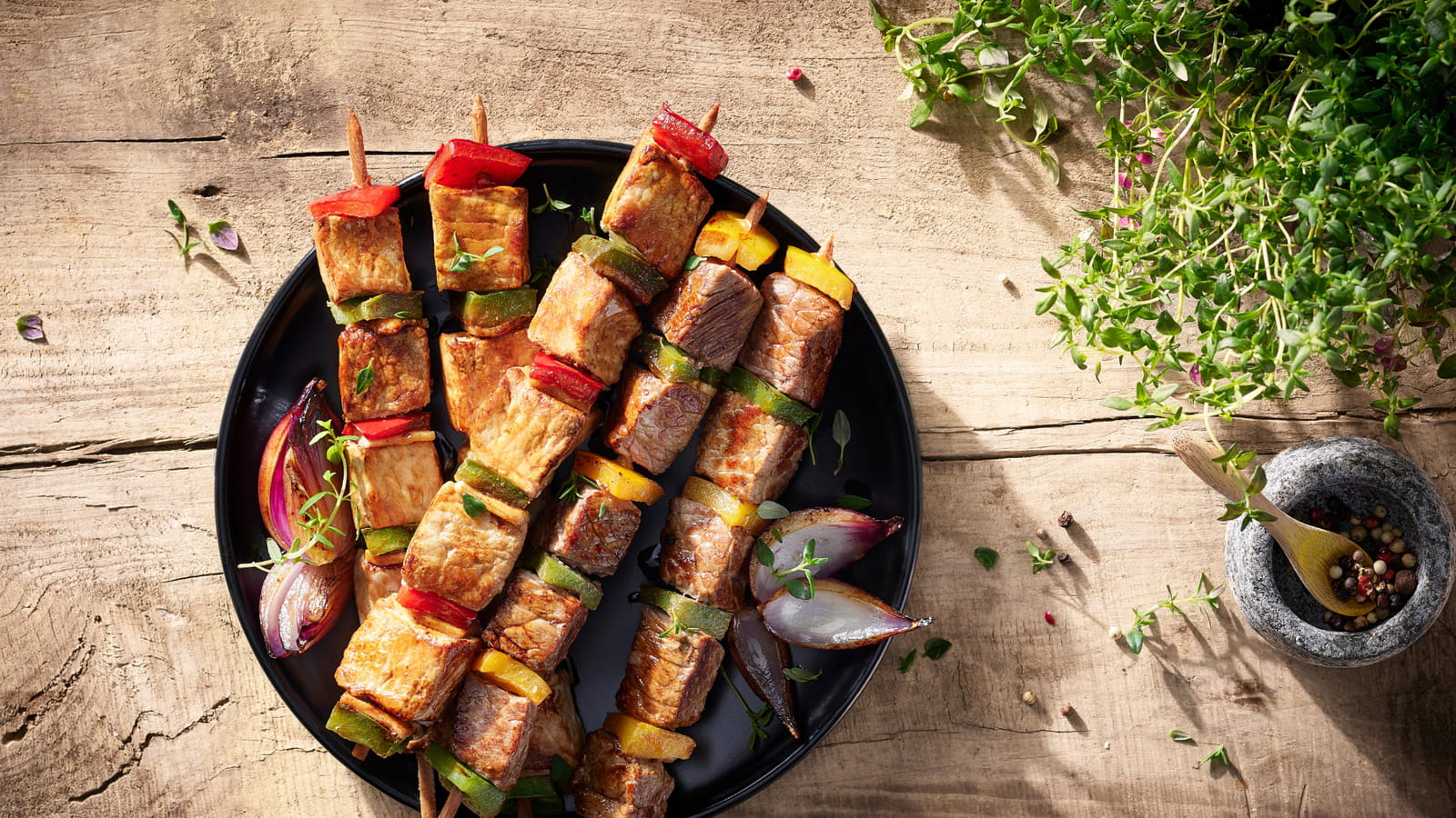 Les brochettes de boeuf Bigard
