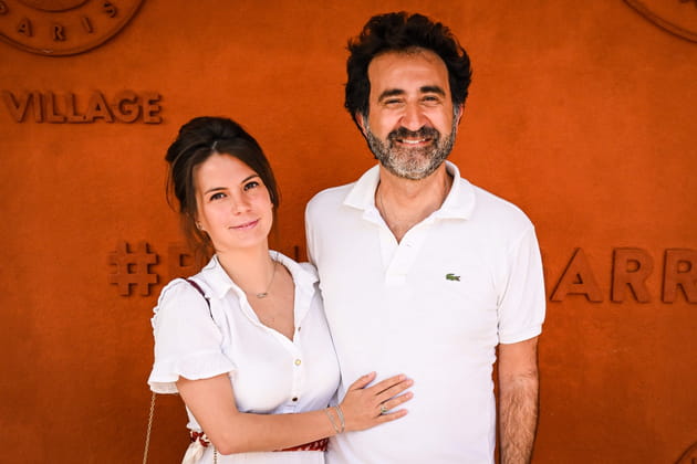 Mathieu Mad&eacute;nian et sa femme Olivia &eacute;taient &agrave; Roland-Garros