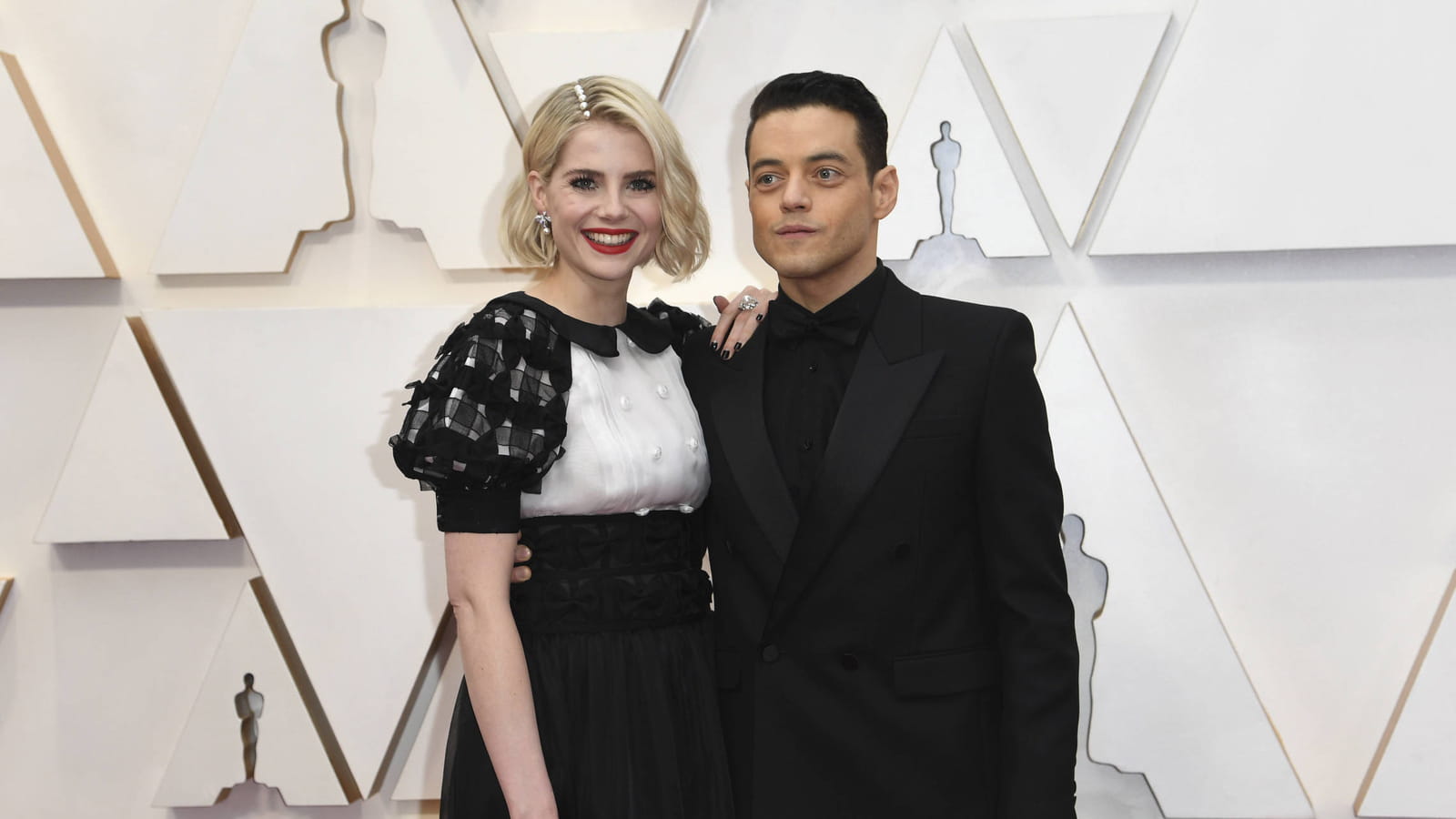 Lucy Boynton et Rami Malek