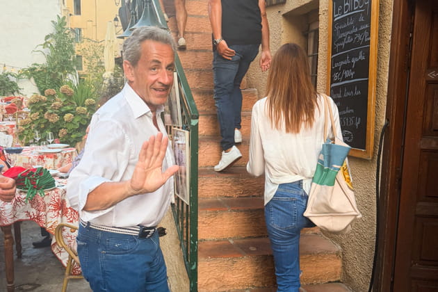 Nicolas Sarkozy et Carla en amoureux en Corse