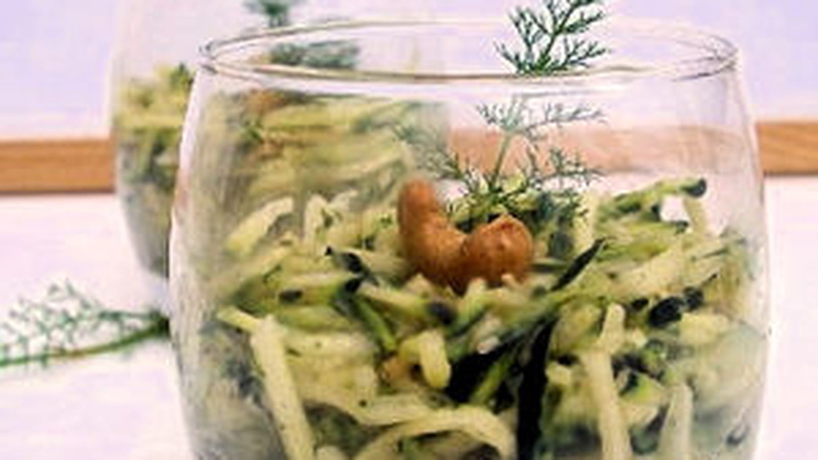 Courgette et noix de cajou