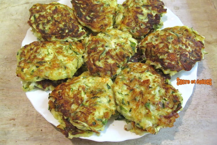 Recette de Galettes de courgettes à la grecque