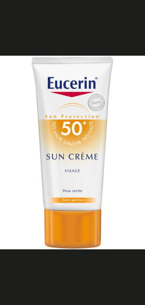 Protection solaire&nbsp;: Sun Cr&egrave;me SPF 50+ d'Eucerin