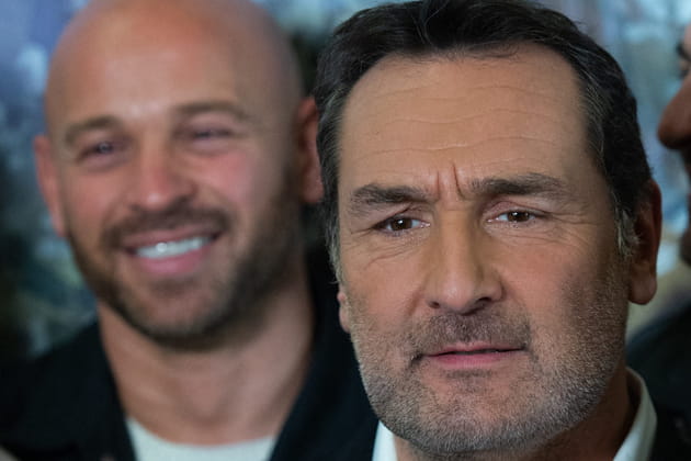 Franck Gastambide et Gilles Lellouche à l'avant-première de "Astérix & Obélix : l'Empire du milieu"