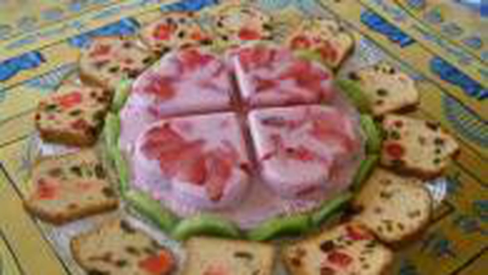 Bavarois aux fraises