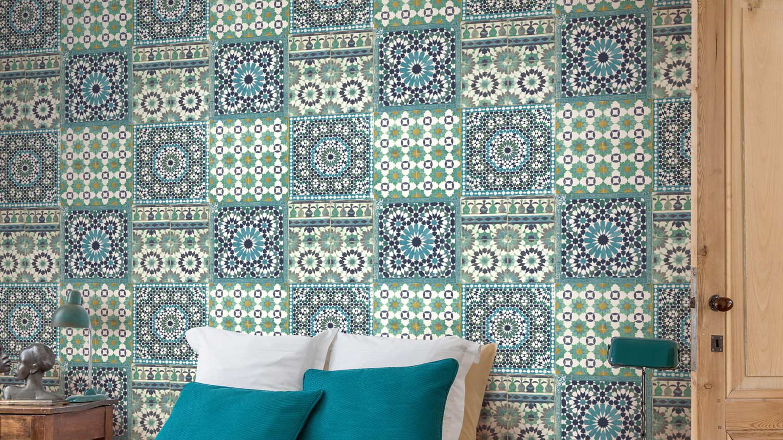 Papier peint Morrocan Mosaïk Leroy Merlin