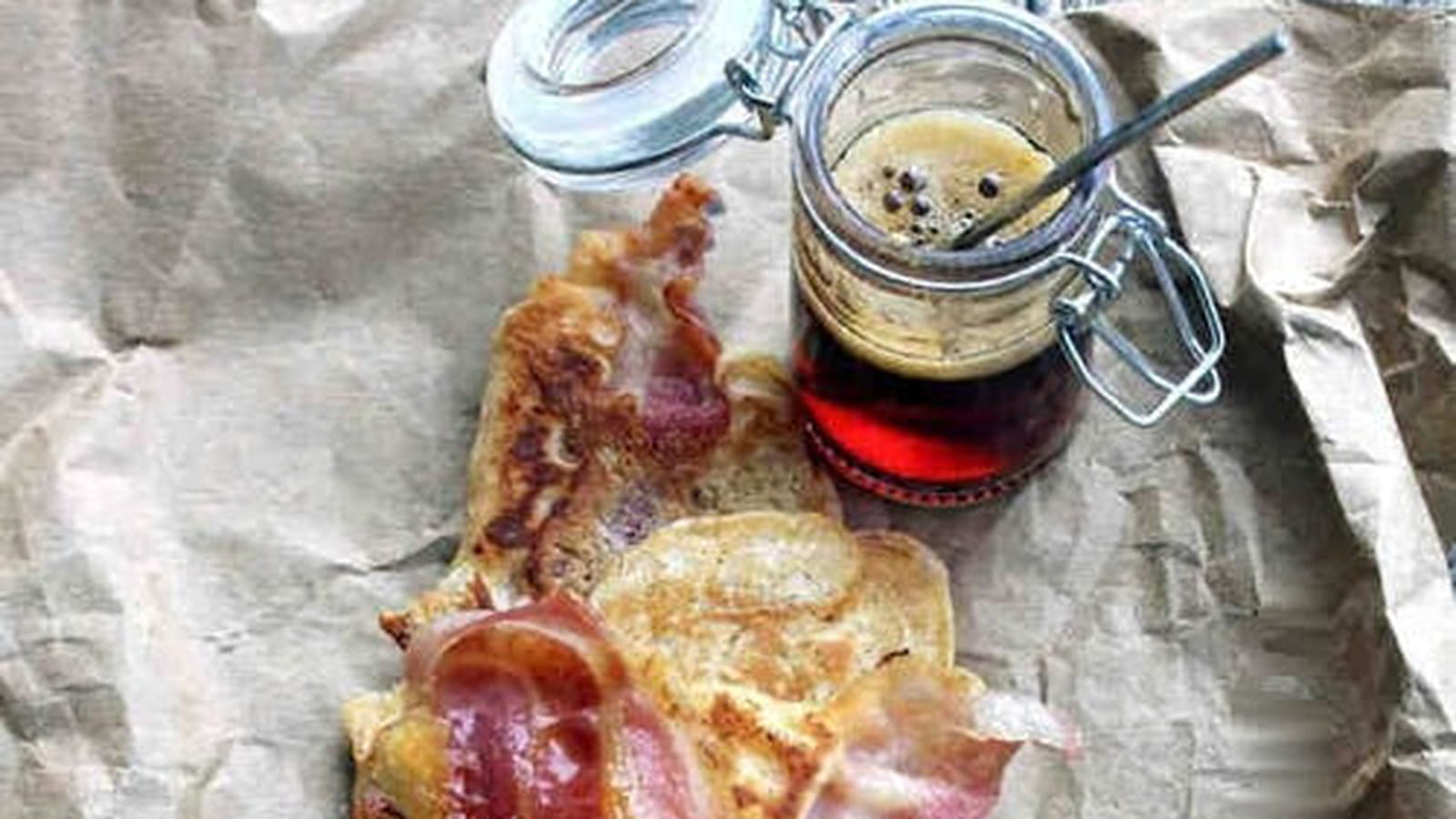 Pancakes bacon au sirop de Yacon