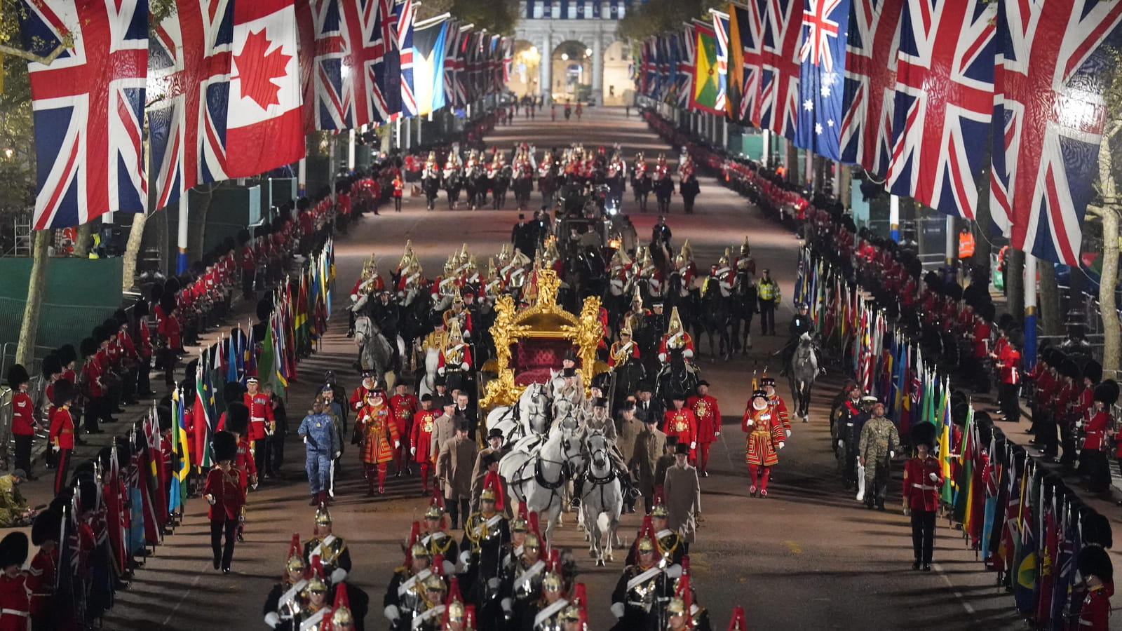 Avenue menant au Palais de Buckingham