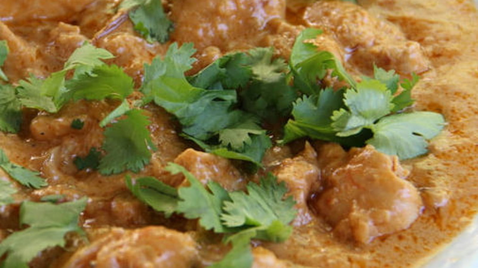 Poulet à la sénégalaise aux cacahuètes