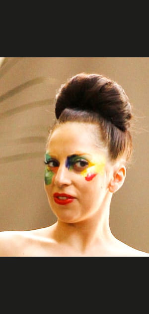 Le chignon &eacute;ventail de Lady Gaga