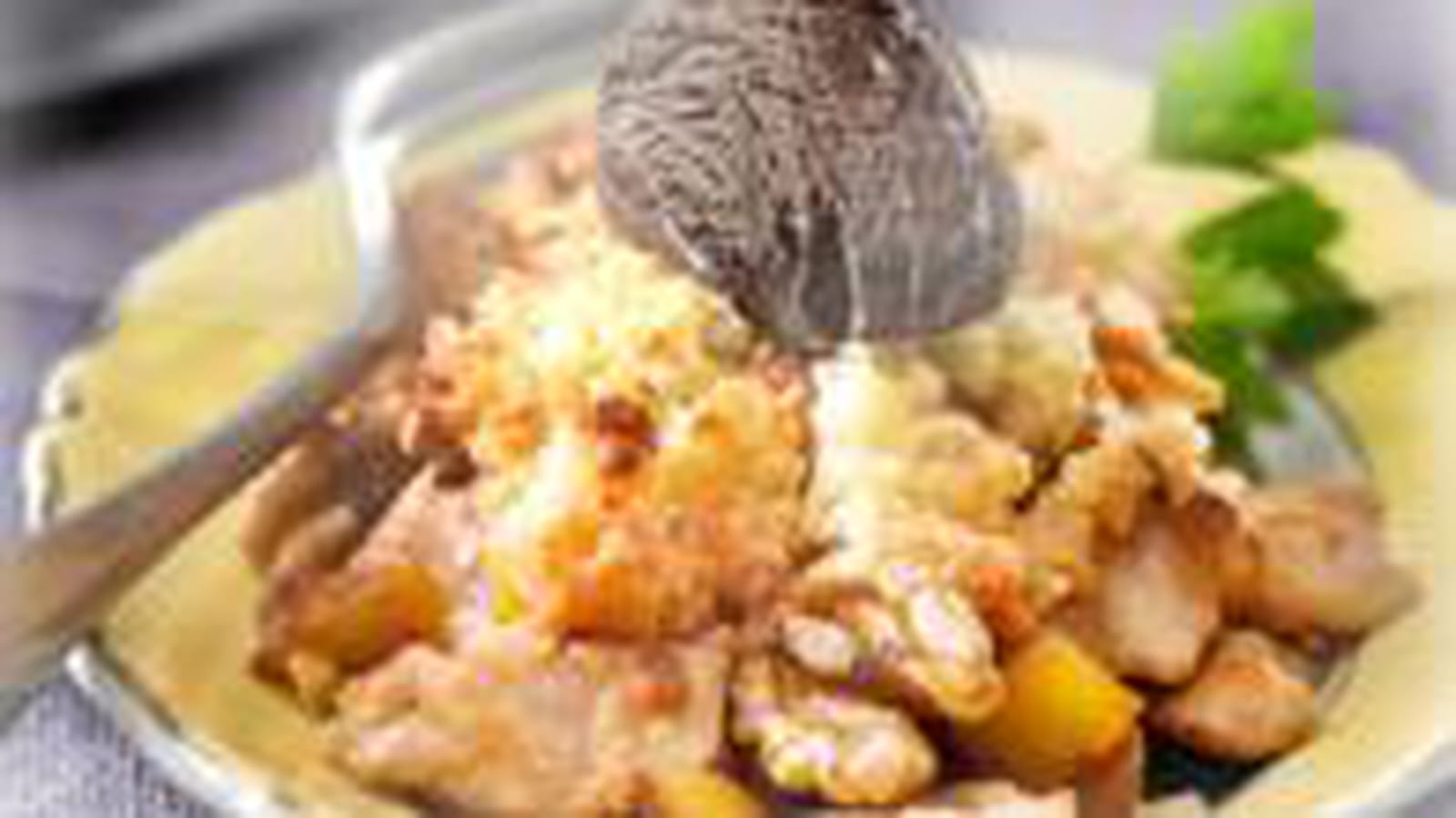 Poulet et glace chocolat