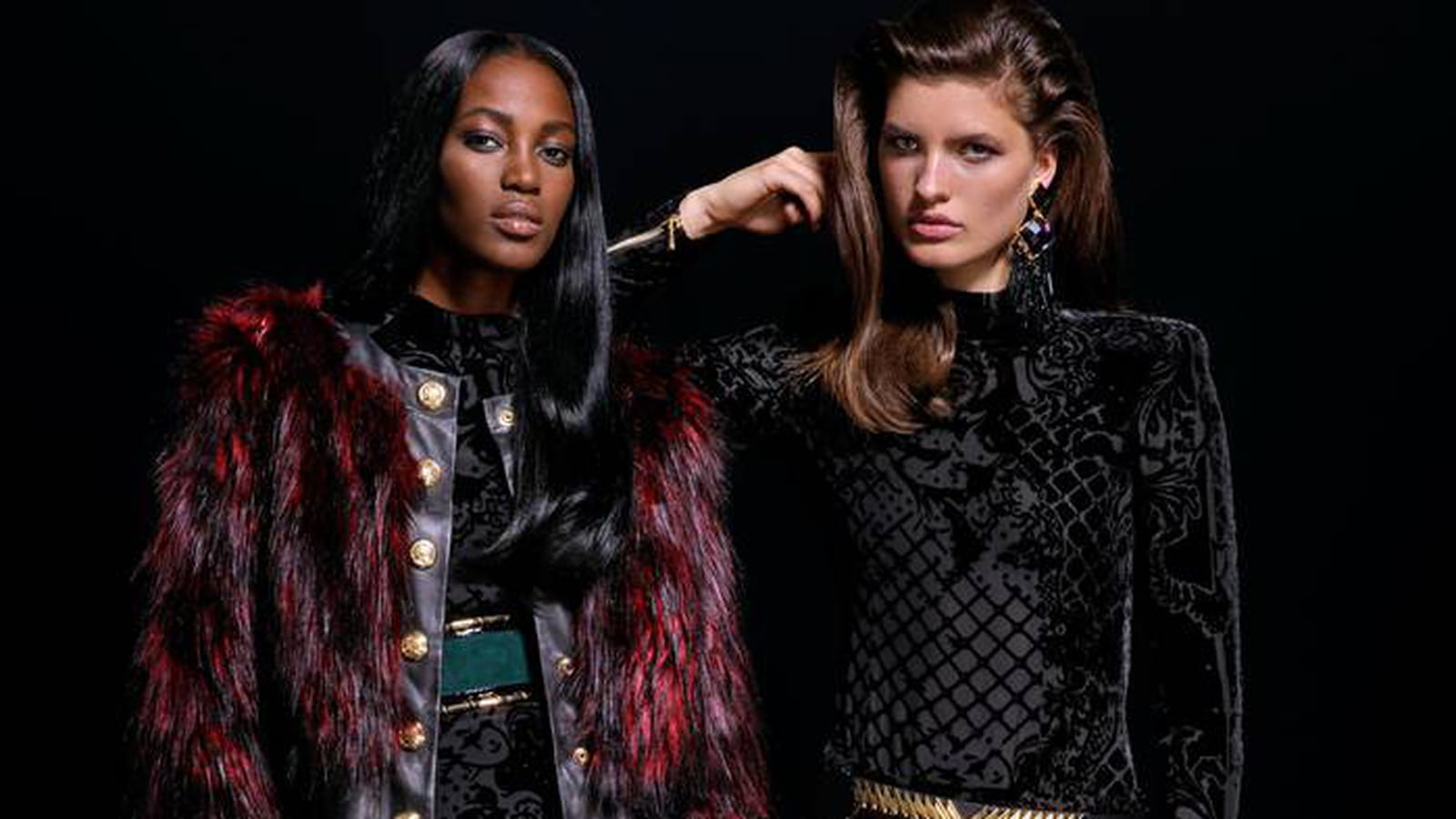 Look H&M X Balmain n°1