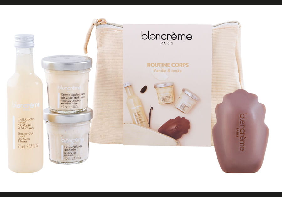 Trousse routine corps vanille &amp; tonka Blancr&egrave;me