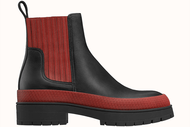 Bottines "Barque" de Herm&egrave;s