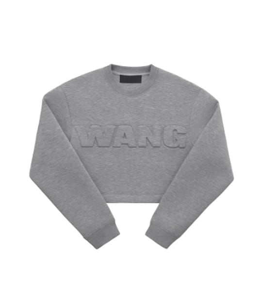 Le sweat crop top