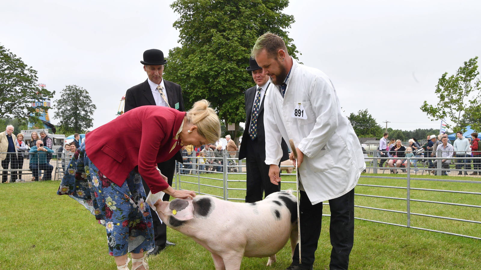 La comtesse Sophie de Wessex en campagne