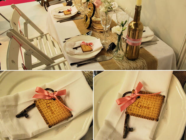 Un marque-place gourmand vu chez Les Ptits thèmes