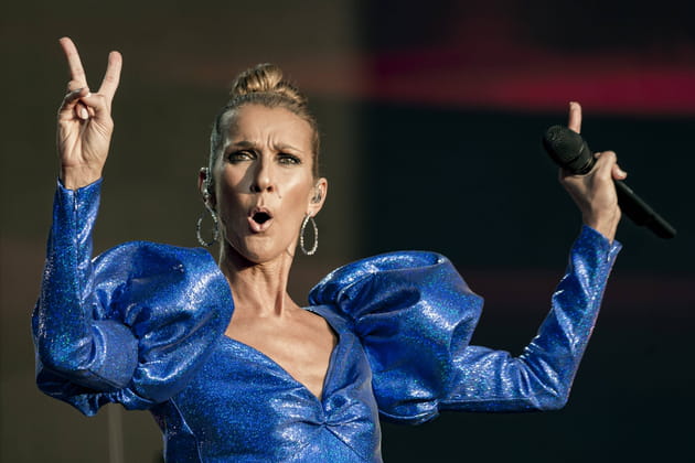 Céline Dion, électrique dans la Perfide-Albion