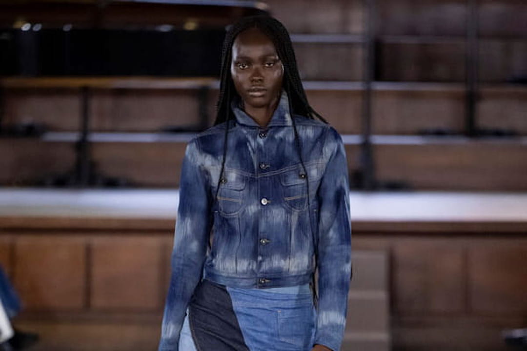 Veste en jean Tie-Dye
