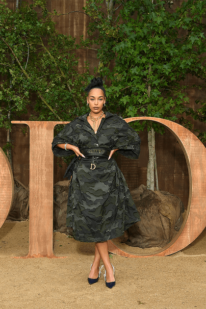 Jorja Smith au d&eacute;fil&eacute; Dior