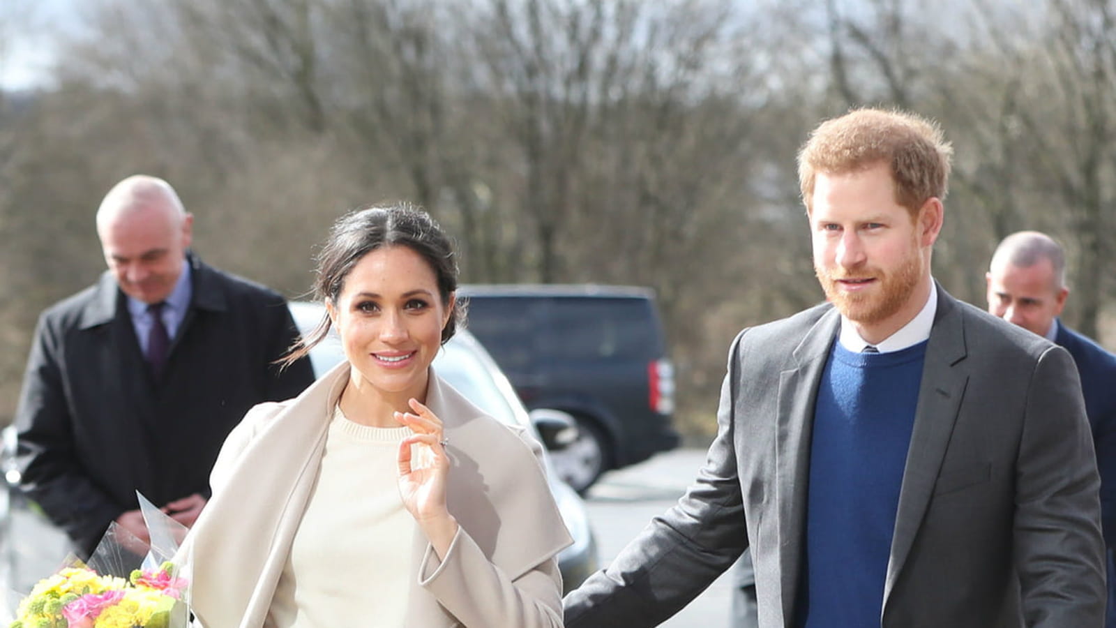 Manteau beige de Meghan 