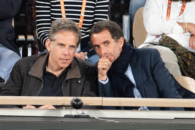 Ben Stiller a copiné avec Alexandre Bompard à Roland-Garros