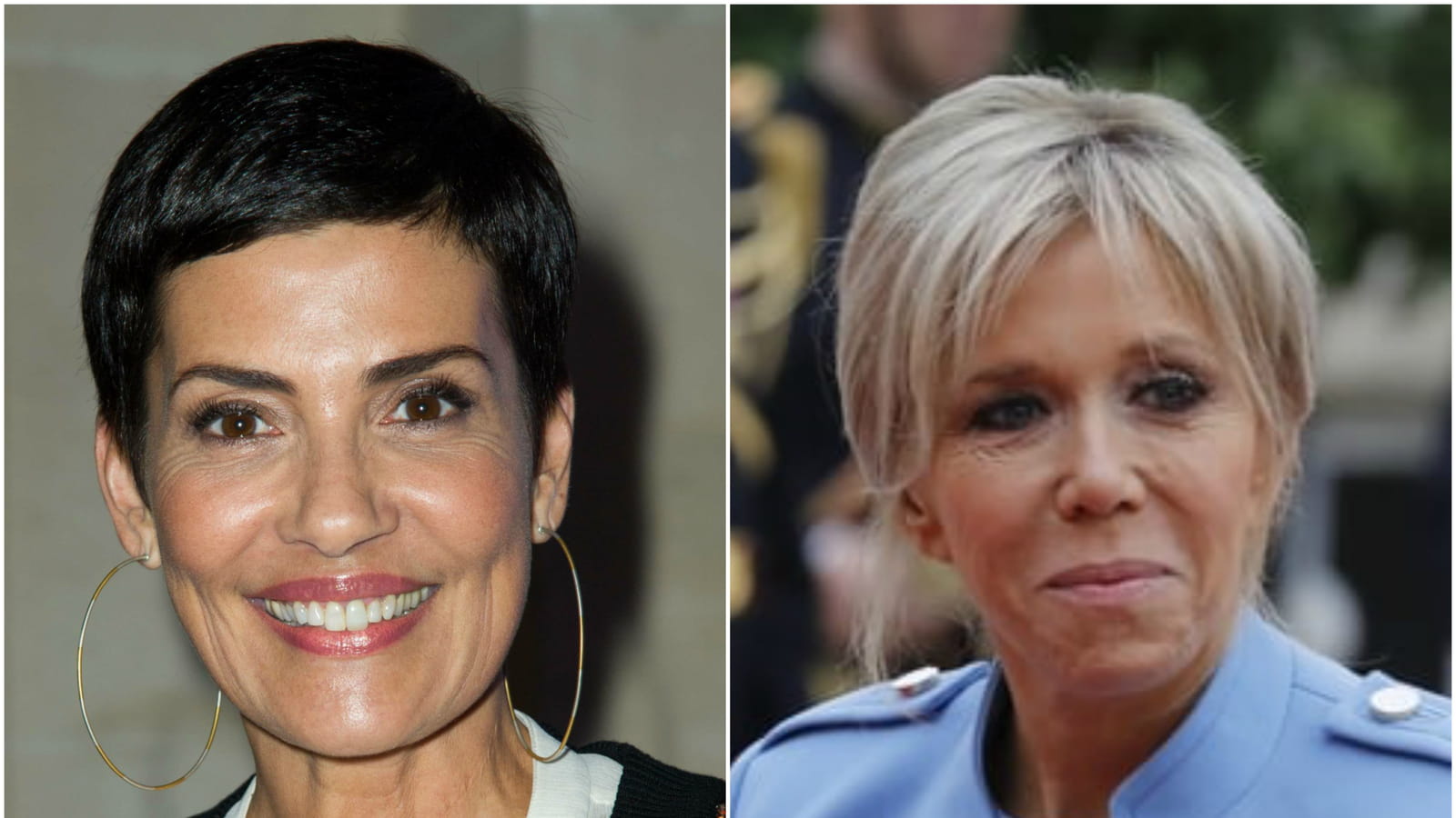 Cristina Cordula et Brigitte Macron 