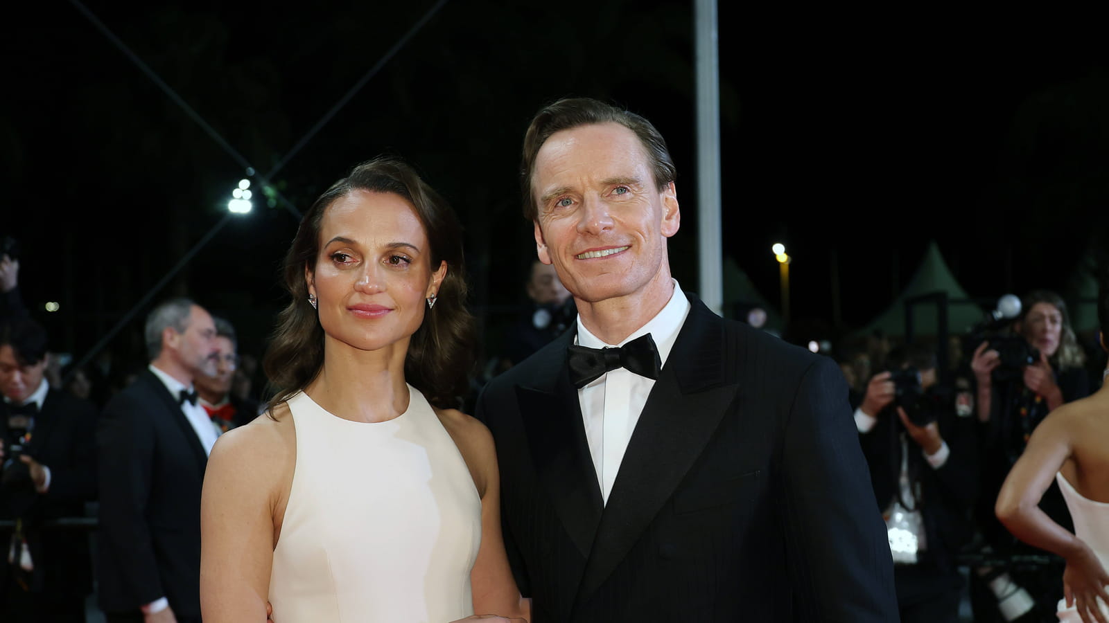 Michael Fassbander et Alicia Vikander