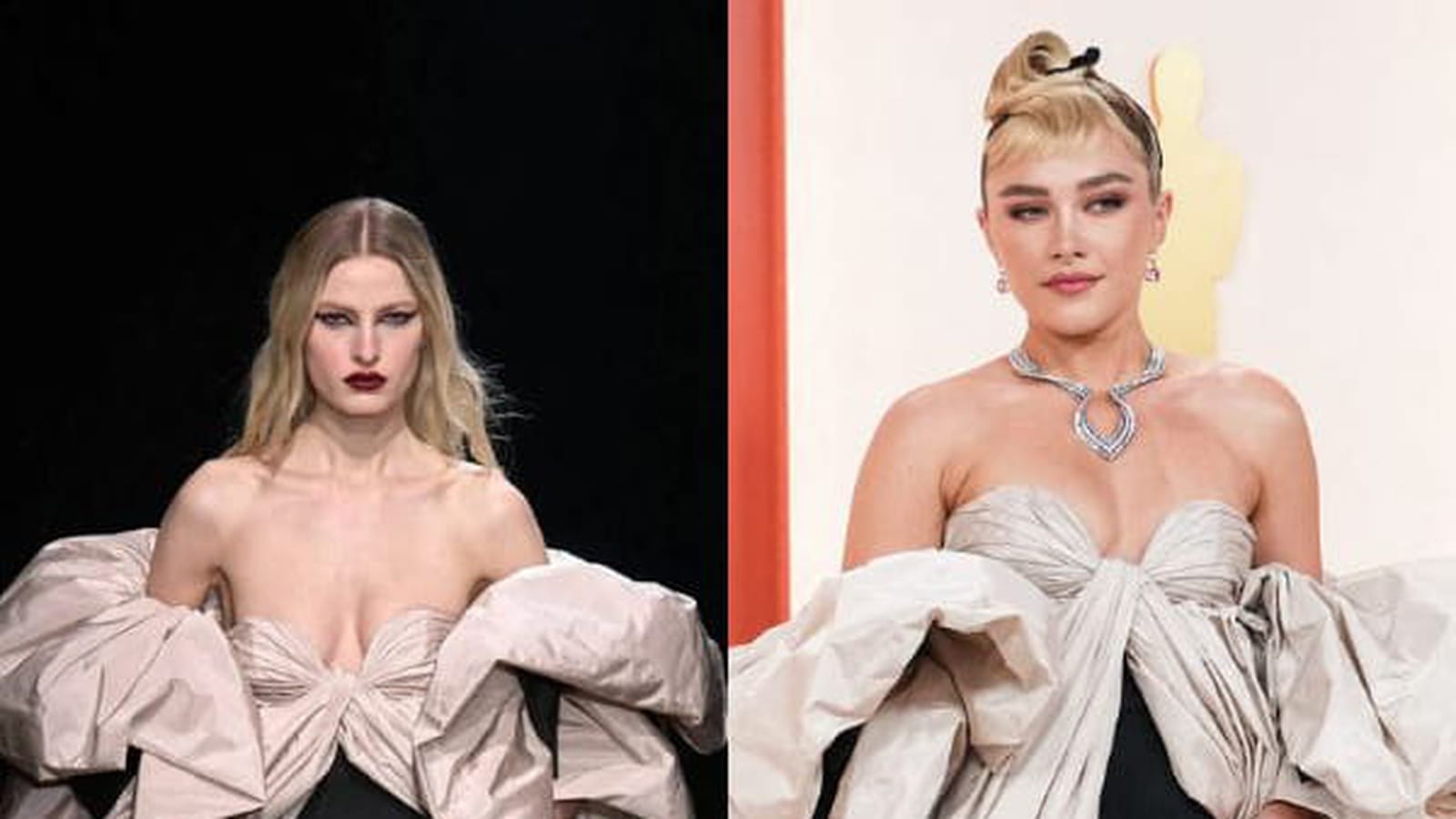 Défilé Valentino vs Florence Pugh