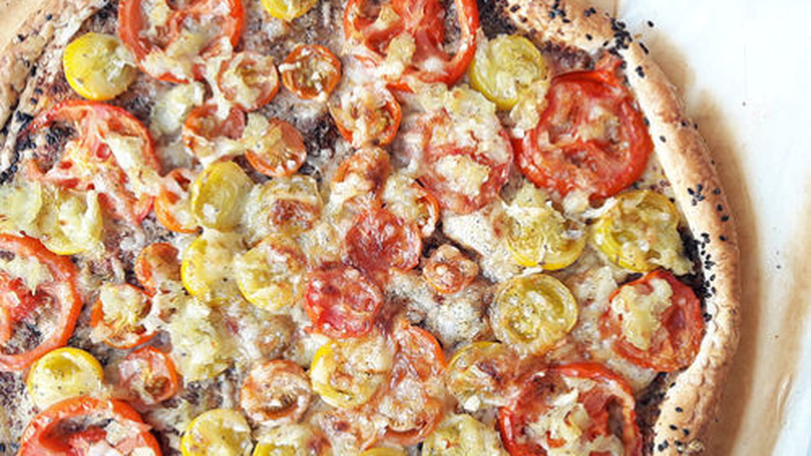 Tarte fine aux tomates