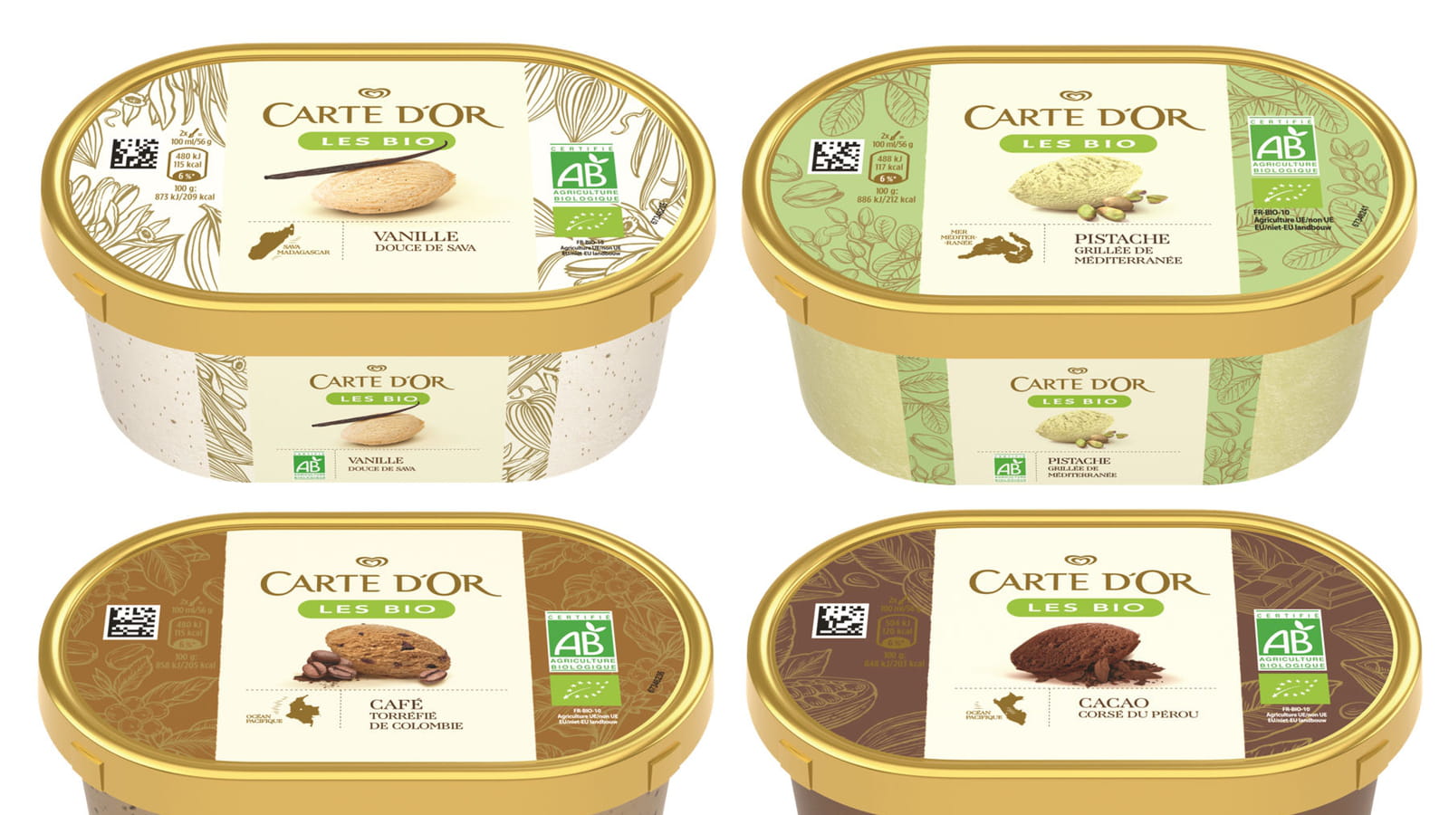 Glaces bio de Carte d'Or