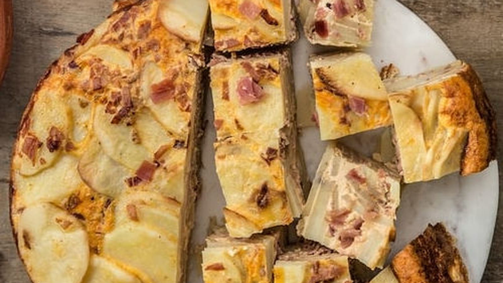 Tortilla espagnole au jambon Serrano Aoste