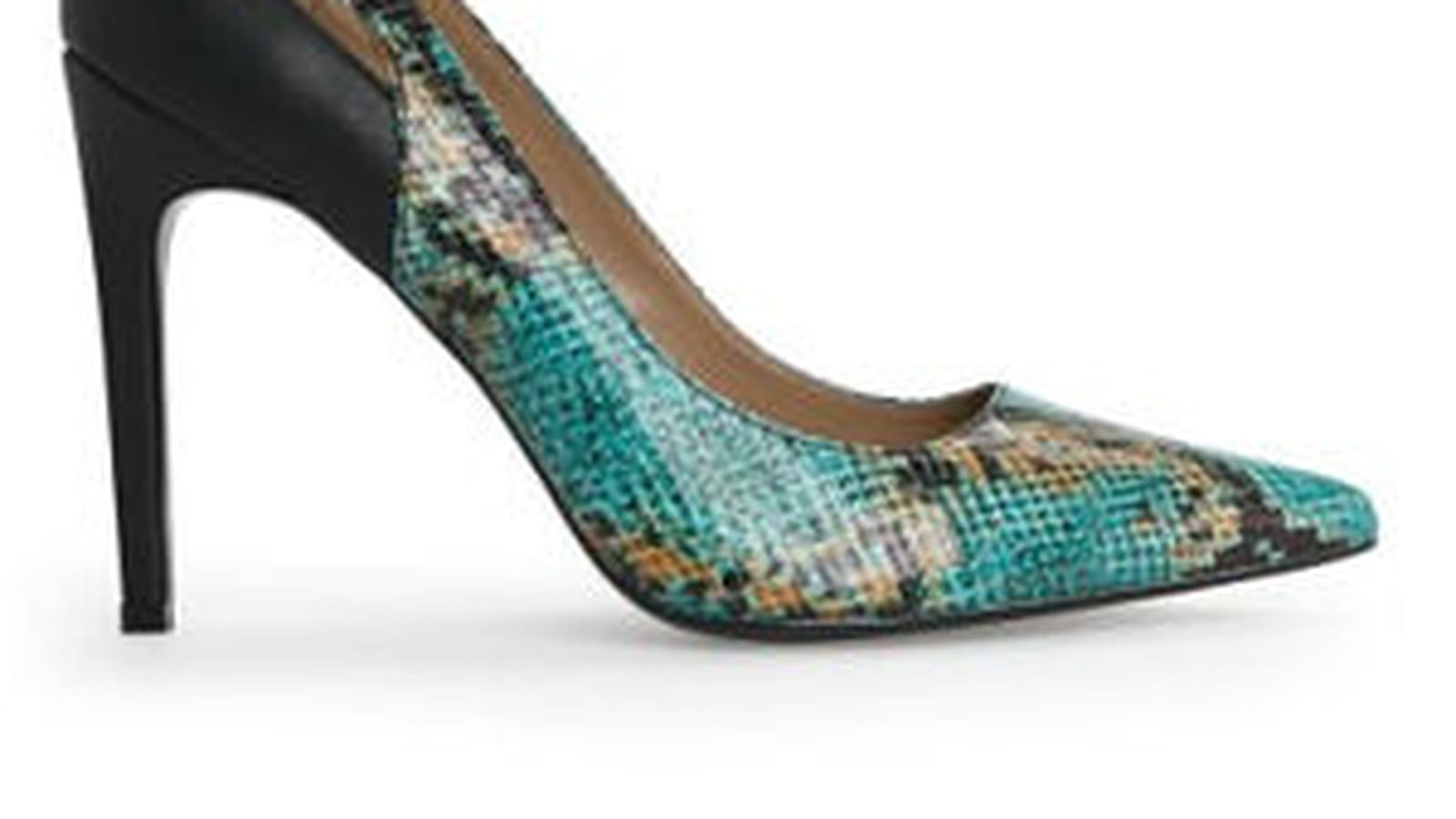 Escarpins python de Mango