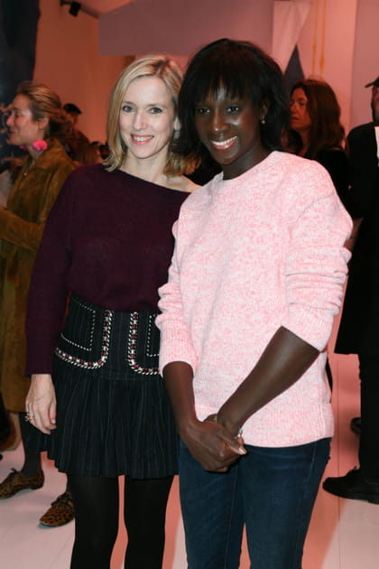 L&eacute;a Drucker et Eye Ha&iuml;dara chez Bonpoint