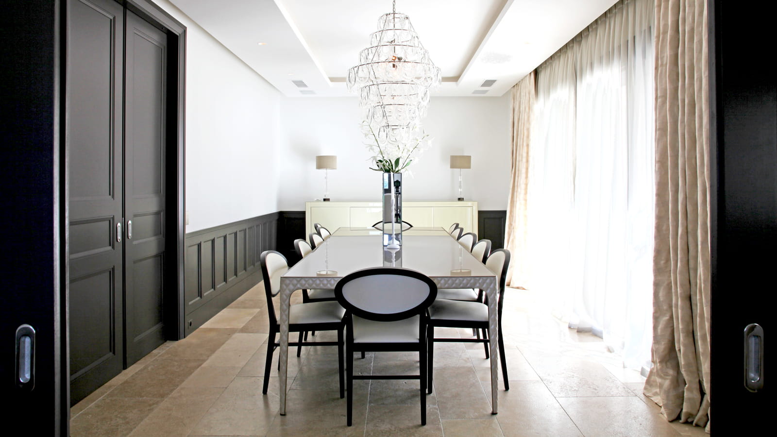 Porte gris anthracite