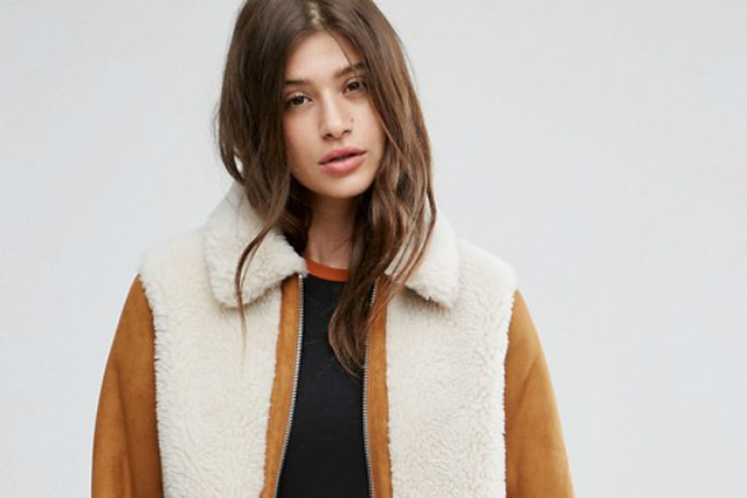 Manteau peau de mouton de ASOS