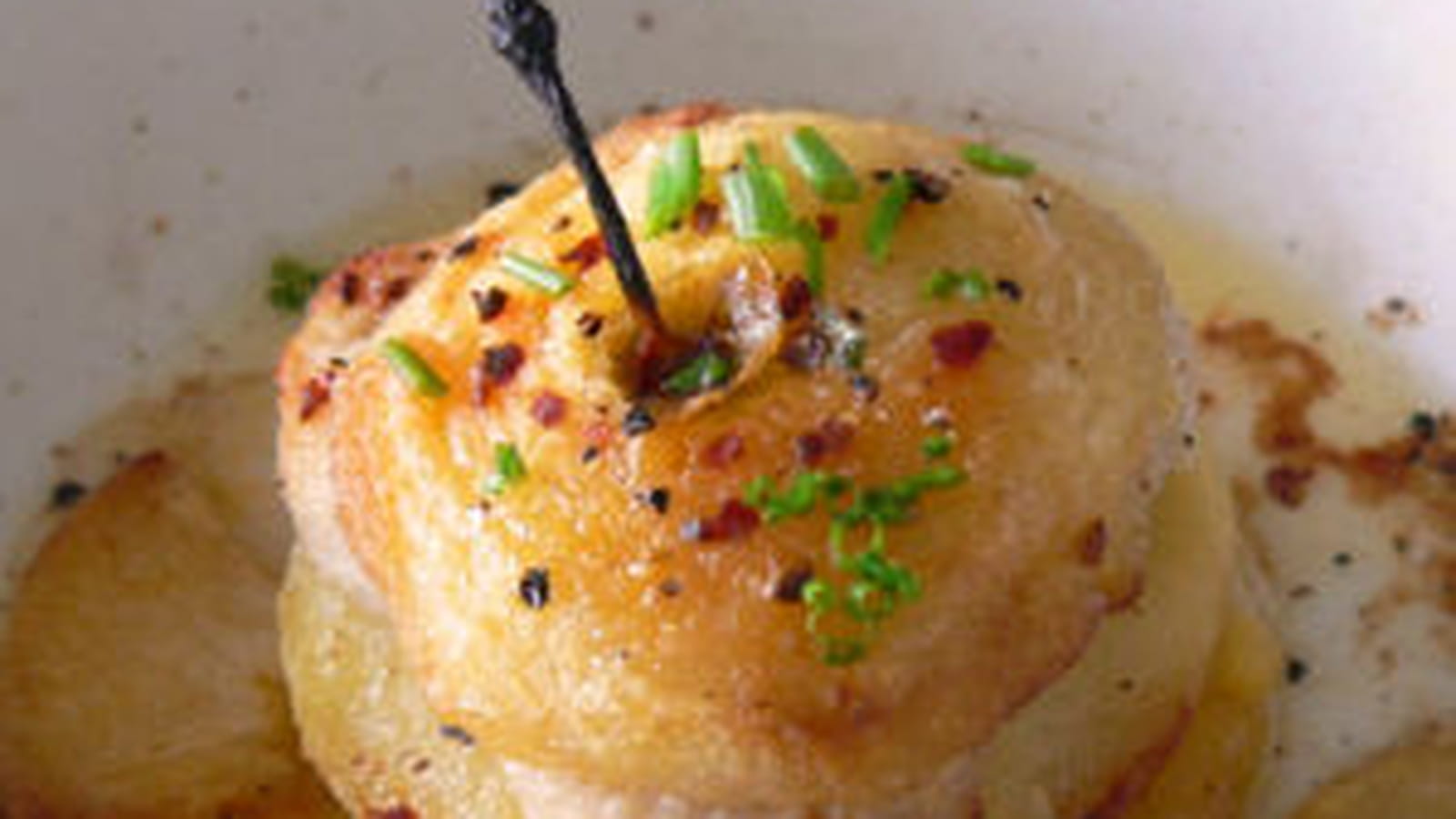Pomme au boudin blanc