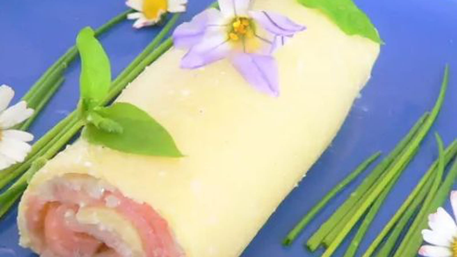 Cannelloni au saumon fumé à la fourme d'Ambert