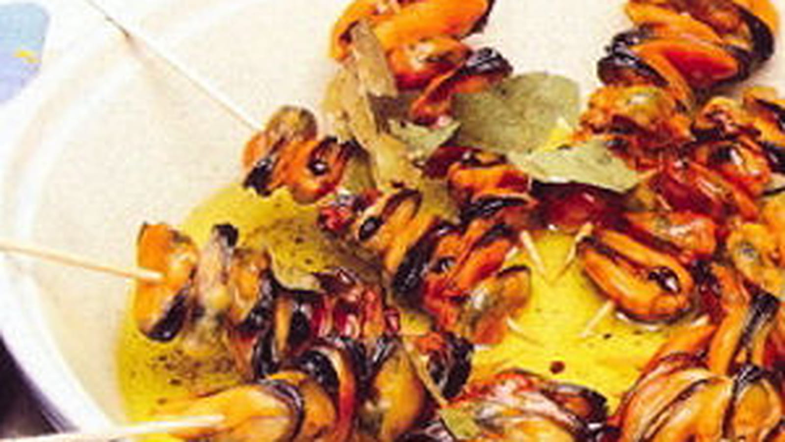 Brochettes de moules